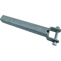 40MM SQUARE Upright Post Narrow 12 Inch - R&M Trailer Spares92113 - 12