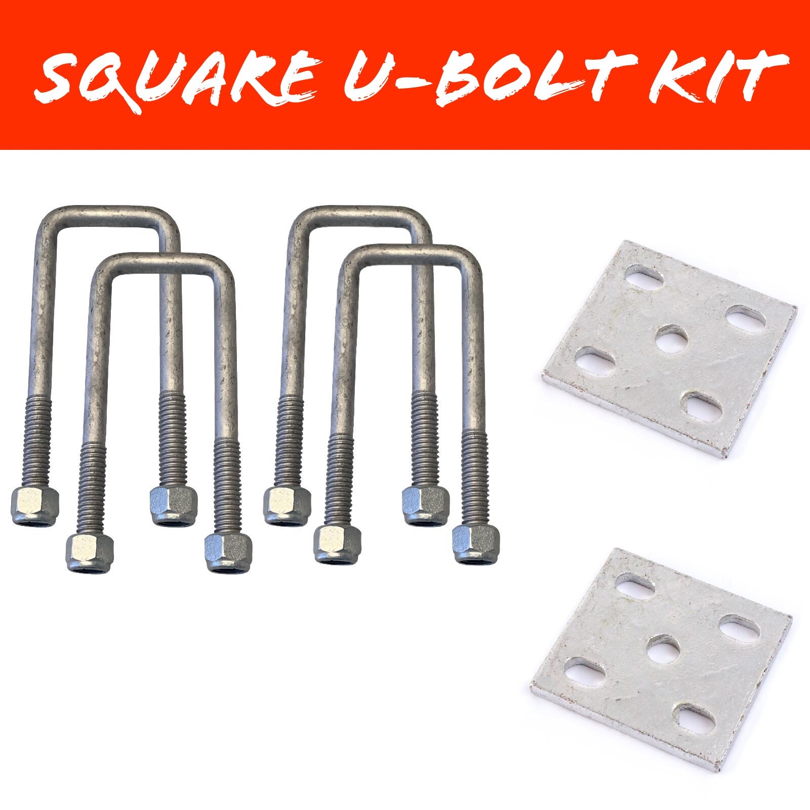 45mm x 115mm SQUARE U-BOLT KIT
