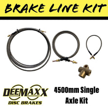 Load image into Gallery viewer, 4500MM S/S FLEXIBLE Brake Line Kit - R&amp;M Trailer SparesBLK.4500S