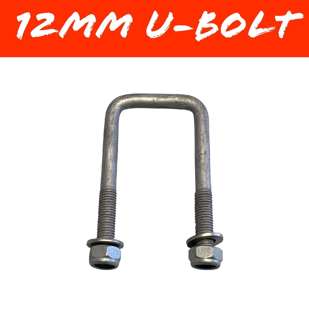 45mm x 90mm 12mm GAL U - BOLT - R&M Trailer SparesS45X9012