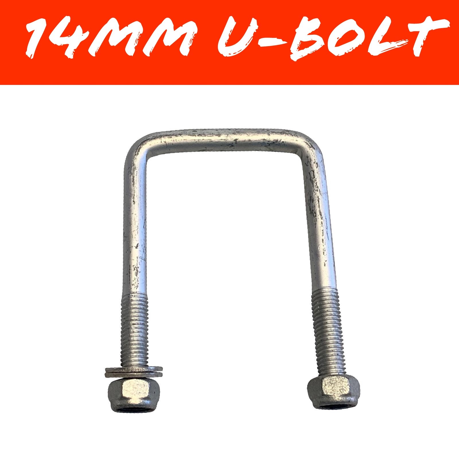 75mm x 110mm 14mm GAL U-BOLT