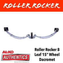 Load image into Gallery viewer, AL-KO DACROMET ROLLER ROCKER SPRINGS 8 LEAF SUIT 15 Inch Wheels