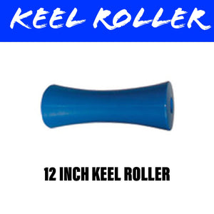 12 INCH BLUE NYLON Concave Centre Roller