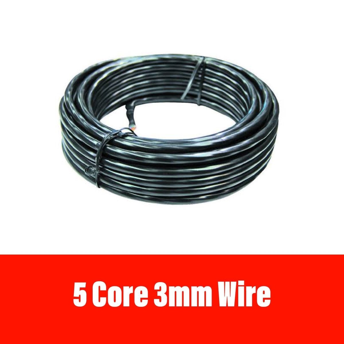 5 CORE 3MM TRAILER WIRING CABLE - R&M Trailer Spares5C3MM