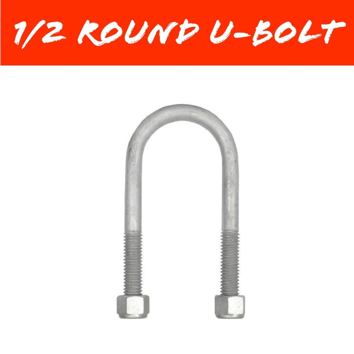 50mm x 180mm ROUND U - BOLT - R&M Trailer Spares92276