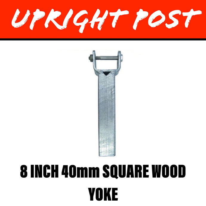 40MM SQUARE Upright Post 8 Inch