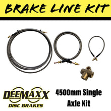 Load image into Gallery viewer, 4500MM S/S FLEXIBLE Brake Line Kit