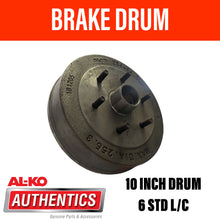 Load image into Gallery viewer, AL-KO 10 Inch 6 Stud Brake Drum