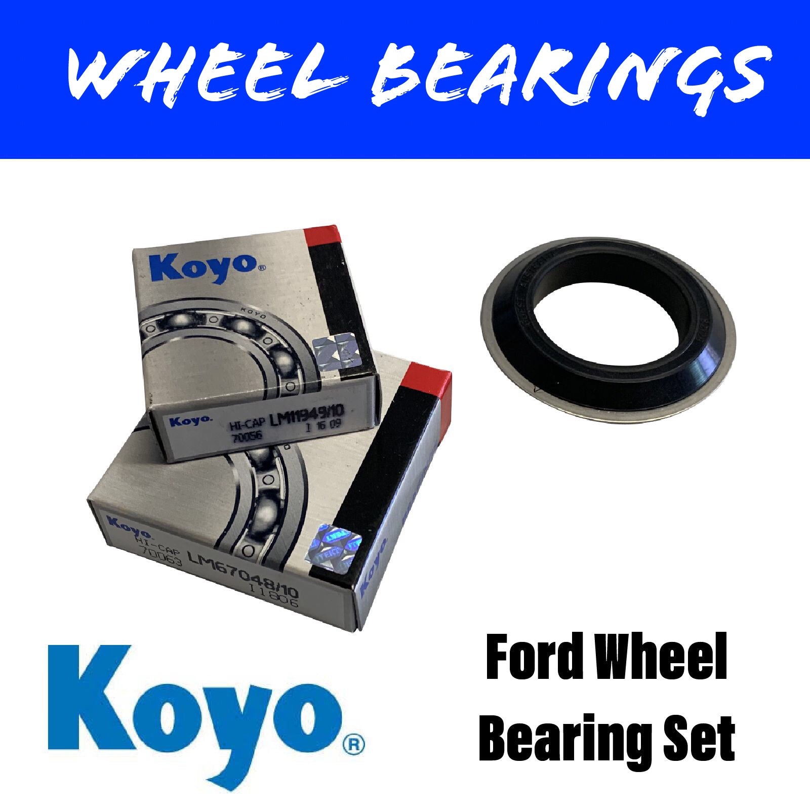 KOYO FORD SL Wheel Bearing Set Marine