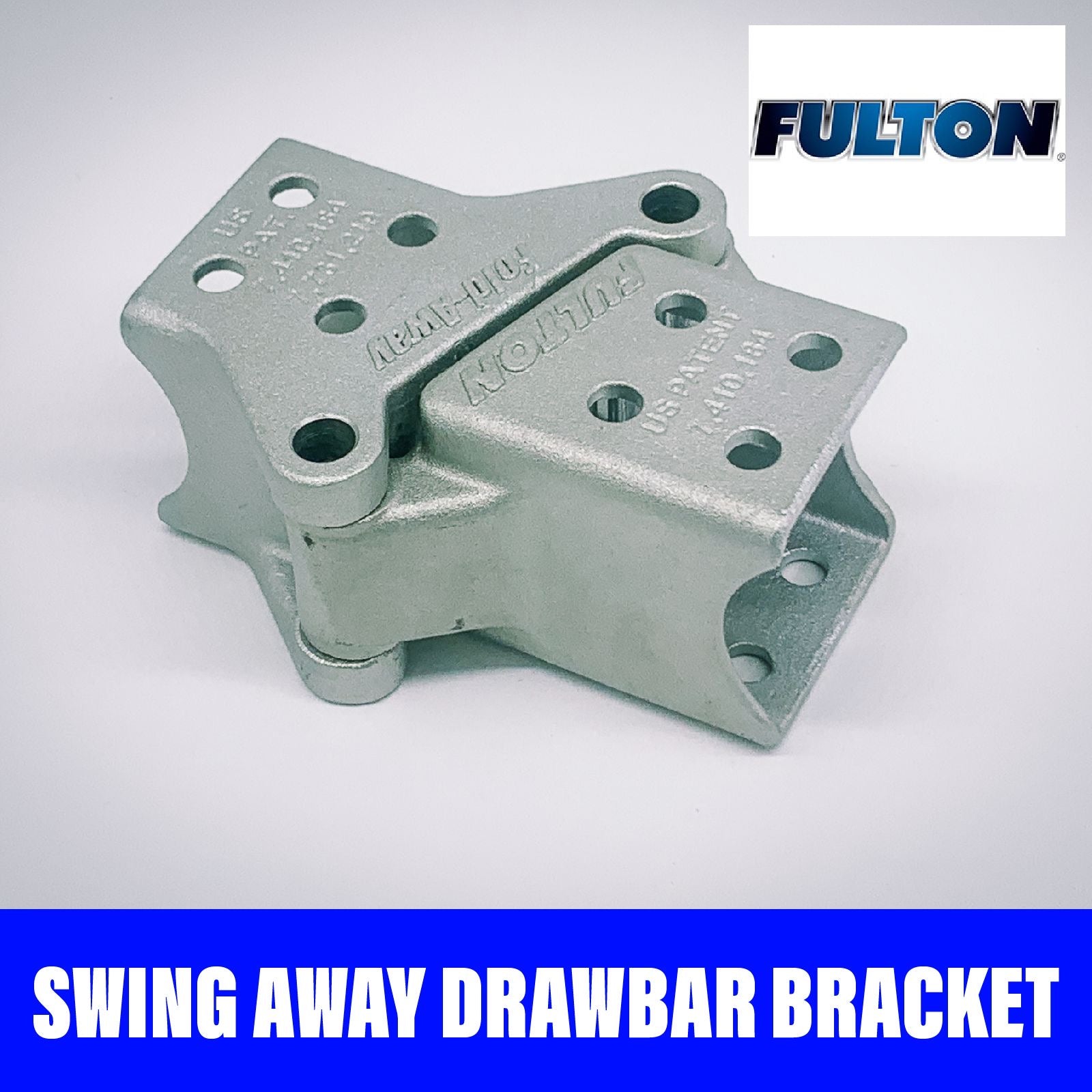 FULTON FOLDAWAY DRAWBAR BRACKET BOLT ON 75x75mm