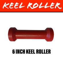 Load image into Gallery viewer, 6 INCH RED POLY Centre Roller - R&amp;M Trailer Spares91514