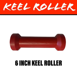 6 INCH RED POLY Centre Roller - R&M Trailer Spares91514