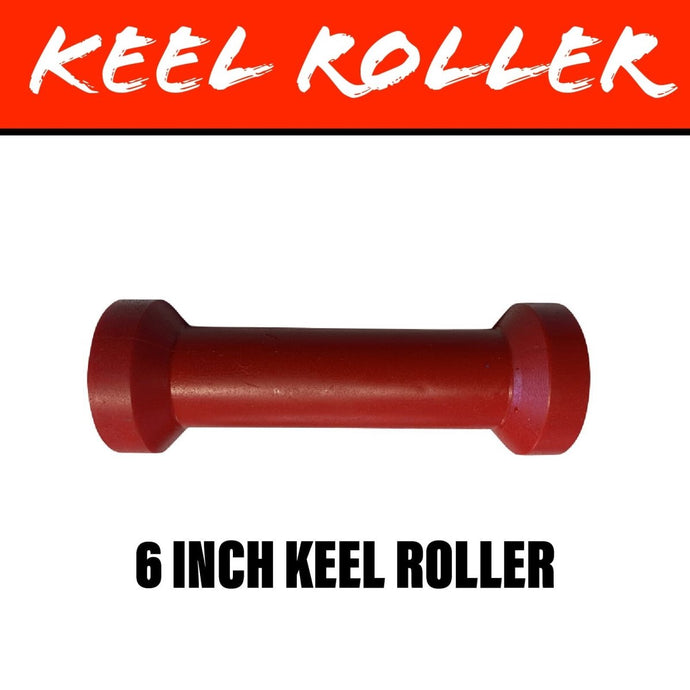 6 INCH RED POLY Centre Roller - R&M Trailer Spares91514