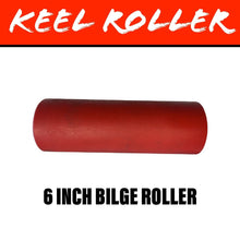 Load image into Gallery viewer, 6 INCH RED POLY Flat Bilge Centre Roller - R&amp;M Trailer Spares91528