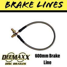 Load image into Gallery viewer, 600MM FLEXIBLE STAINLESS STEEL Brake Line - R&amp;M Trailer SparesEBS.BL.0600