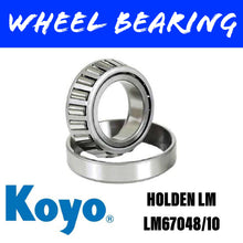 Load image into Gallery viewer, KOYO LM67048/10 Wheel Bearing