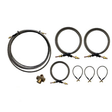 Load image into Gallery viewer, 6500MM S/S FLEXIBLE BRAKE LINE KIT Tandem Axle - R&amp;M Trailer SparesBLK.6500T