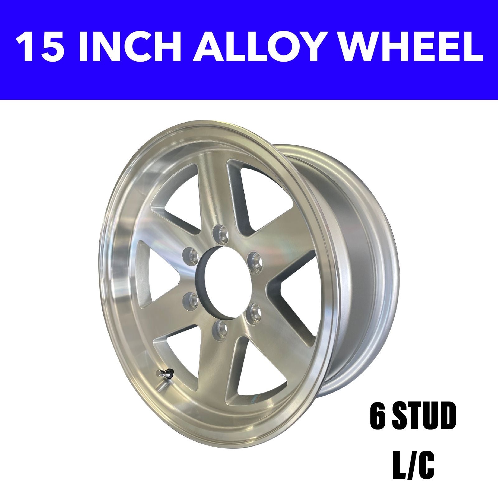 15 INCH KOYA Silver Alloy Wheel Landcruiser 6 Stud