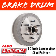 Load image into Gallery viewer, AL-KO 10 Inch 6 Stud Brake Drum Parallel Bearing