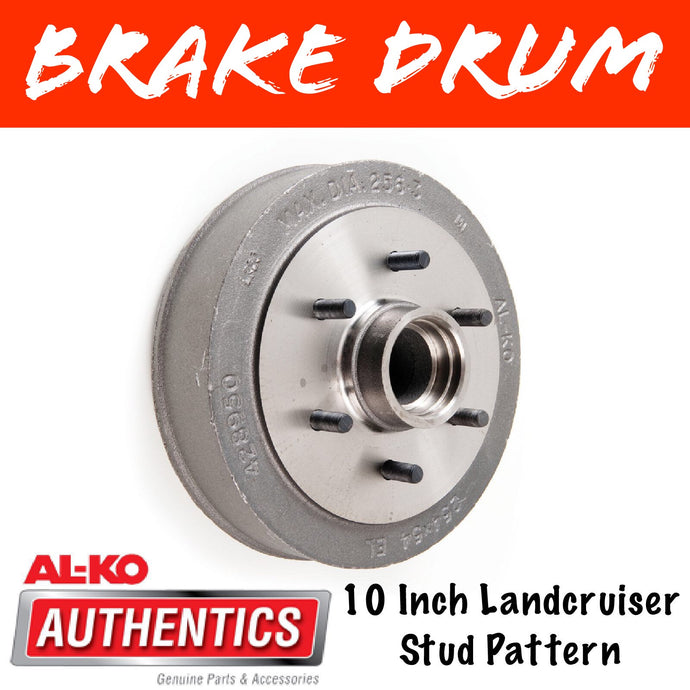 AL-KO 10 Inch 6 Stud Brake Drum Parallel Bearing