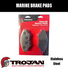 Load image into Gallery viewer, Trojan Stainless Steel Brake Pads Suit Trojan And AL-KO Caliper