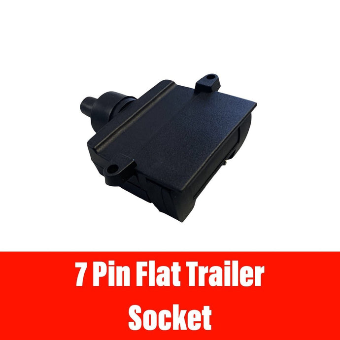 7 PIN FLAT TRAILER SOCKET - R&M Trailer Spares7FS