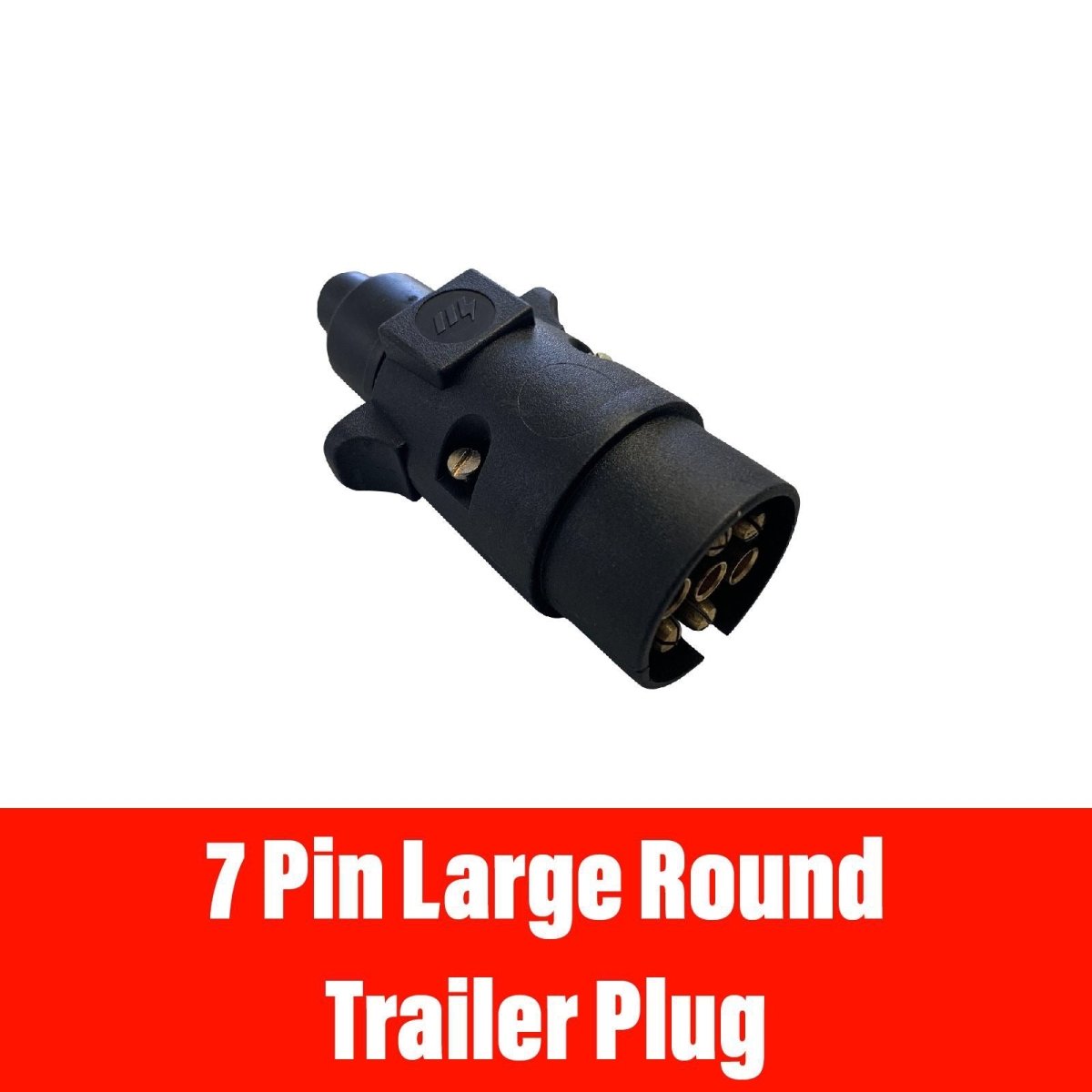 7 PIN LARGE ROUND TRAILER PLUG - R&M Trailer Spares7LRP