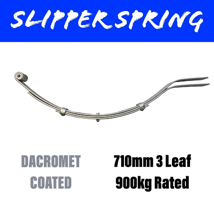710MM 3 Leaf Spring 900KG RATED - R&M Trailer Spares92313G