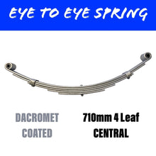 Load image into Gallery viewer, 710MM 4 LEAF Eye to Eye Spring 1100KG RATED - R&amp;M Trailer Spares92334G