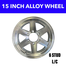 Load image into Gallery viewer, 15 INCH KOYA Silver Alloy Wheel Landcruiser 6 Stud