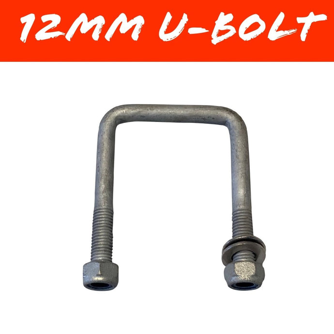 75mm x 125mm 12mm GAL U - BOLT - R&M Trailer SparesS75X12512
