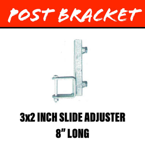 20MM SQUARE POST Slide Adjuster Bracket 75X50MM