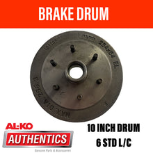 Load image into Gallery viewer, AL-KO 10 Inch 6 Stud Brake Drum