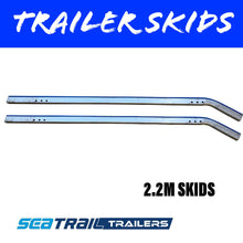 Load image into Gallery viewer, 2.2M METAL BACKED Boat Trailer Skids Pair