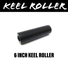 Load image into Gallery viewer, 6 INCH BLACK RUBBER Flat Bilge Centre Roller