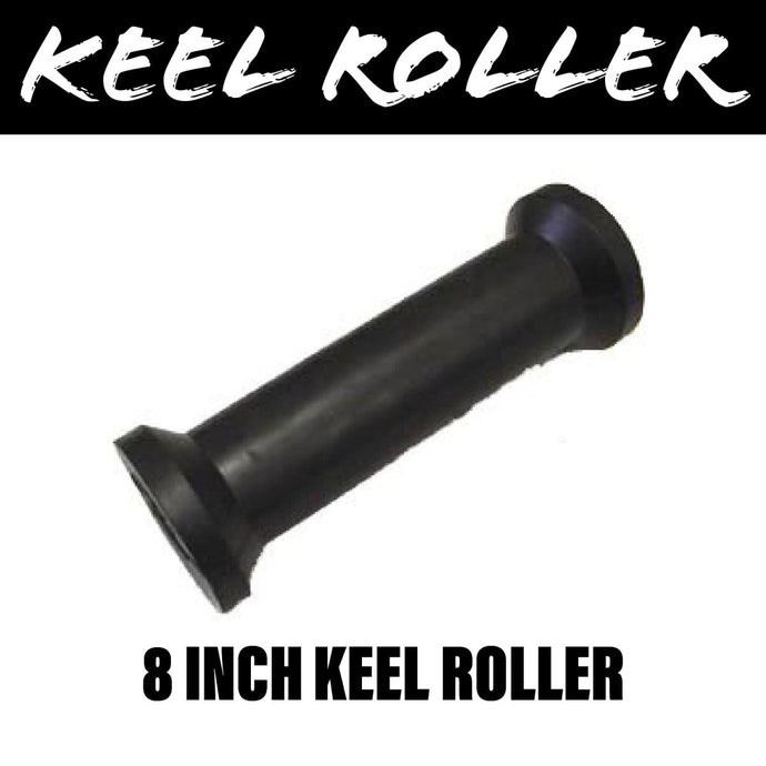 8 INCH BLACK RUBBER Centre Roller - R&M Trailer Spares91214