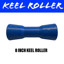 Load image into Gallery viewer, 8 INCH BLUE NYLON Centre Roller - R&amp;M Trailer Spares91321