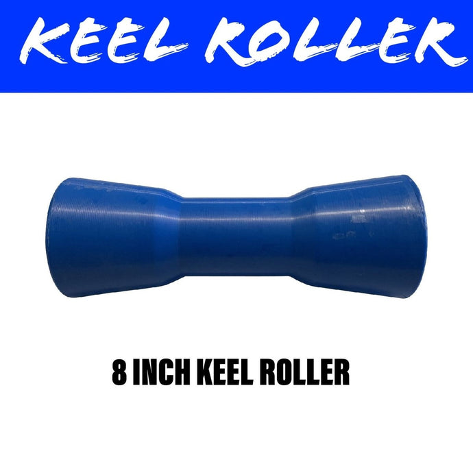 8 INCH BLUE NYLON Centre Roller - R&M Trailer Spares91321