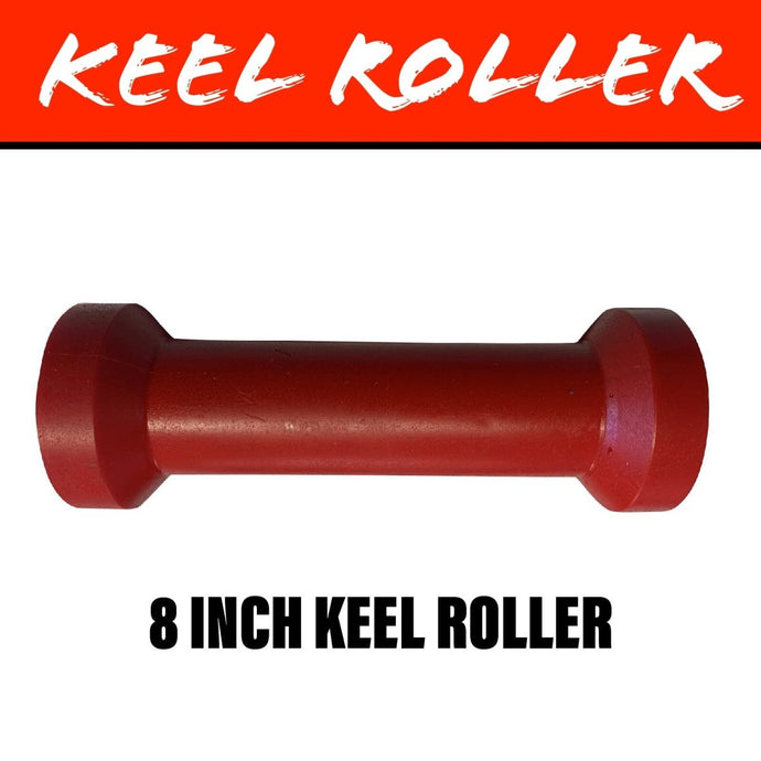 8 INCH RED POLY Centre Roller - R&M Trailer Spares91515