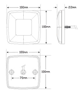 LED AUTOLAMPS 98 Series LED Lights