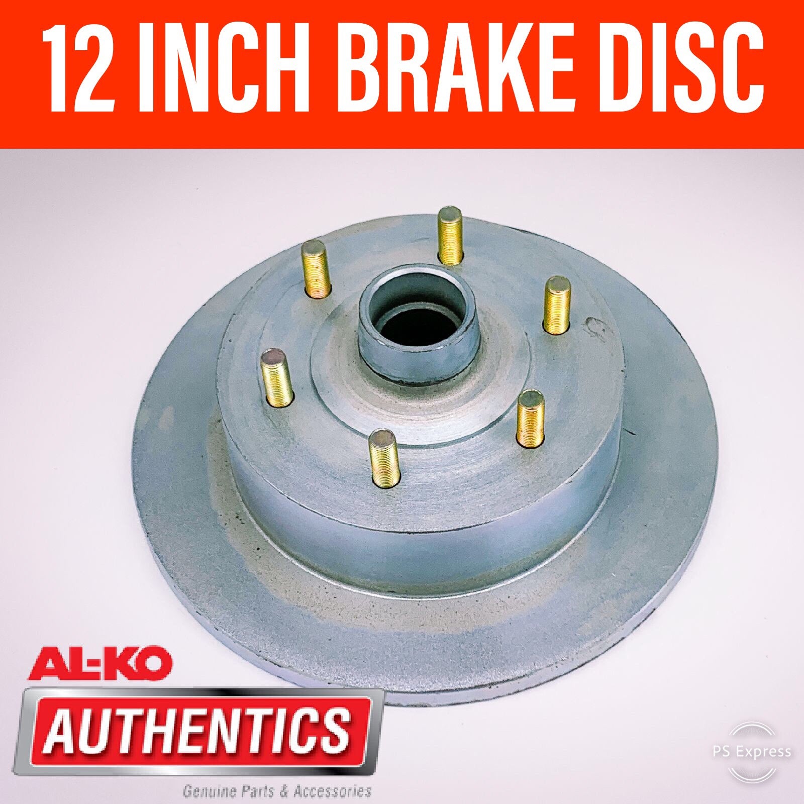 AL-KO 12 INCH 6 STUD BRAKE DISC SUIT FORD/HOLDEN BEARINGS