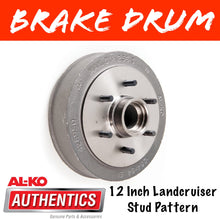 Load image into Gallery viewer, AL-KO 12 Inch 6 Stud Brake Drum Suit 2T Bearings