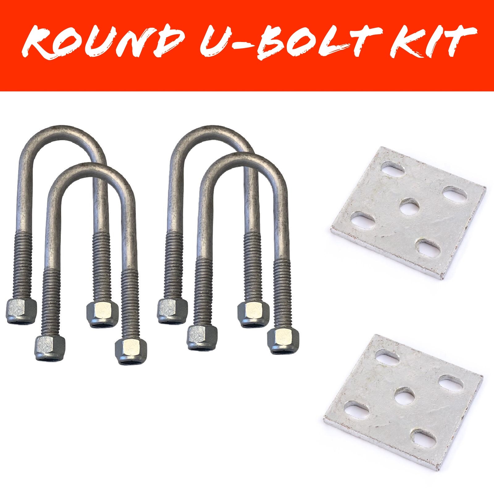50mm x 180mm ROUND U-BOLT KIT