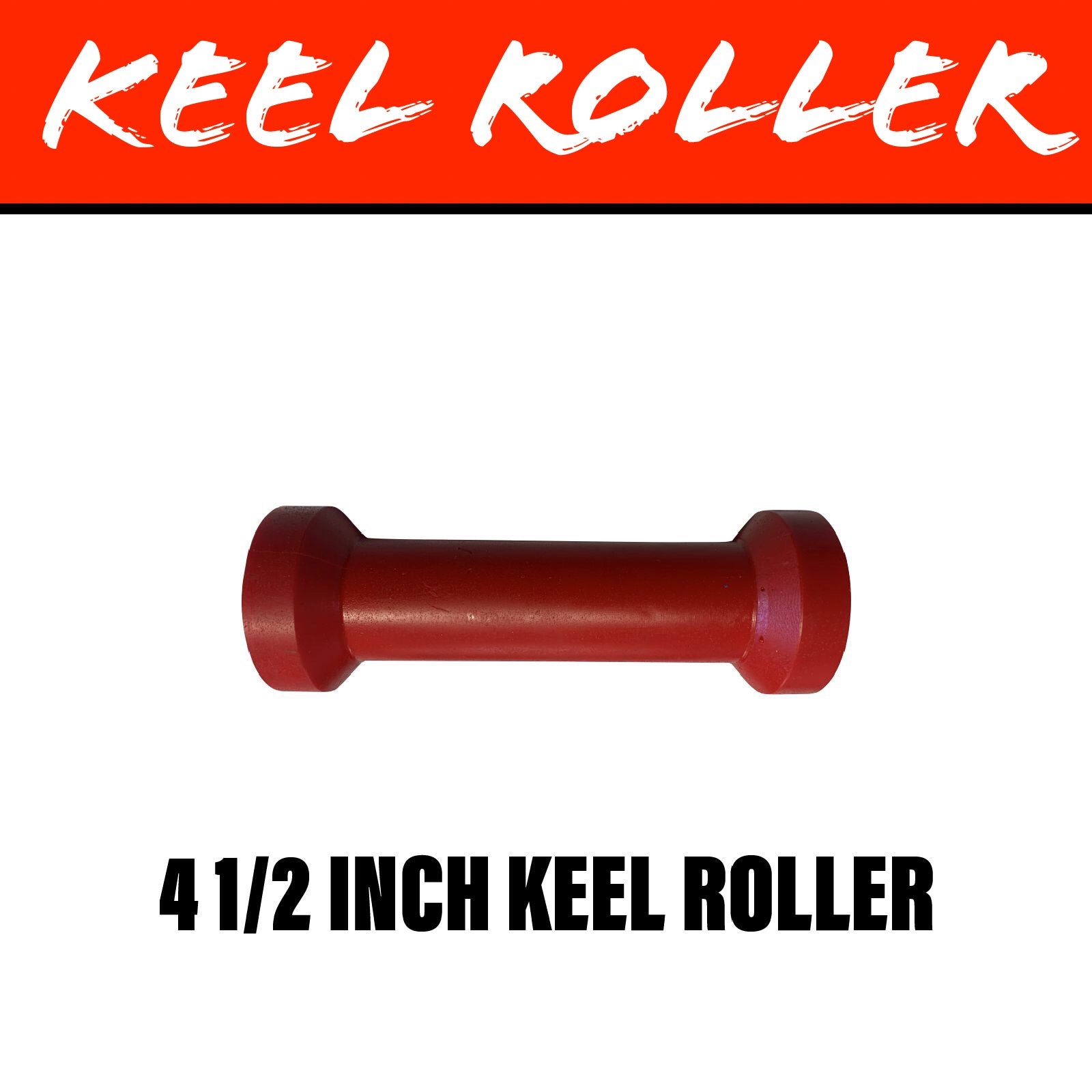 4 1/2 INCH RED POLY Centre Roller