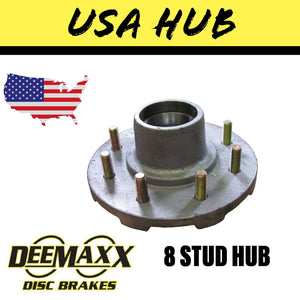 DEEMAXX 8 STUD HUB SUIT DEXTER 7000LB Bearings