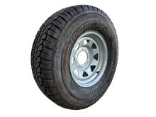 Load image into Gallery viewer, 15 INCH GALVANISED WHEEL AND LT TYRE (MULTIPLE SIZES)