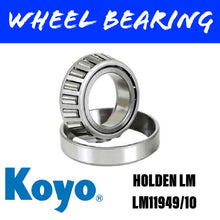 Load image into Gallery viewer, KOYO LM11949/10 Wheel Bearing