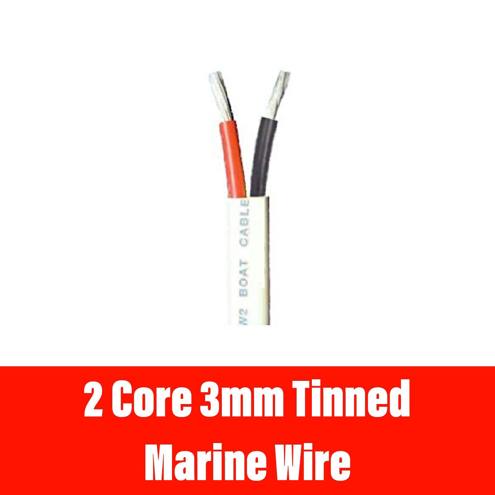 2 CORE 3MM TINNED MARINE WIRE