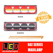 Load image into Gallery viewer, Pair LED AUTOLAMPS 520ARWM-2 MAXILAMP Sequential Indicator LED Taillights