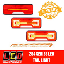 Load image into Gallery viewer, LED AUTOLAMPS 284ARWM-2 Sequential LED Light Lights with Reverse Light Pair